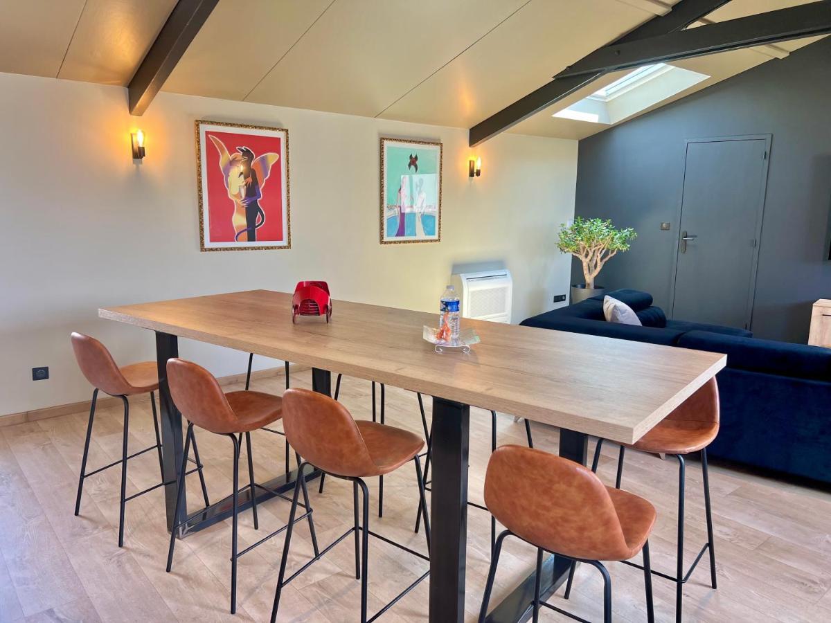 נבר Le Loft Manhattan, En Centre Ville, Proche Sainte Bernadette Avec Parking, Primo C0Nciergerie מראה חיצוני תמונה